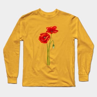 Anemone flowers Long Sleeve T-Shirt